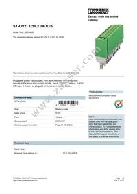 2905488 Datasheet Cover