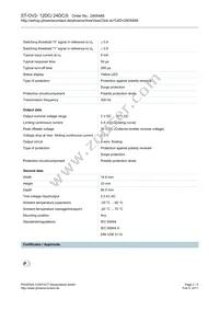 2905488 Datasheet Page 2