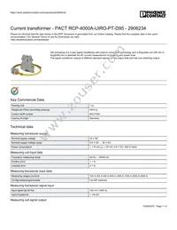 2906234 Datasheet Cover