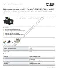 2906282 Datasheet Cover