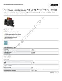 2906320 Datasheet Cover