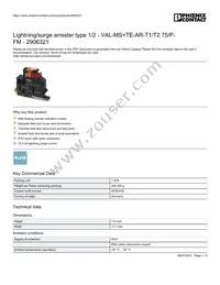 2906321 Datasheet Cover