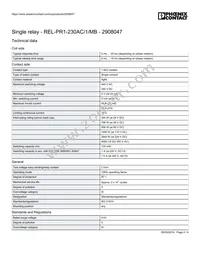 2908047 Datasheet Page 2