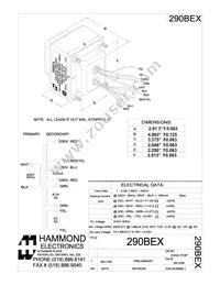 290BEX Datasheet Cover