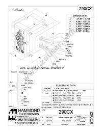 290CX Datasheet Cover