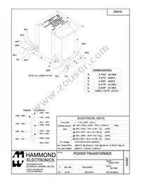 290HX Datasheet Cover