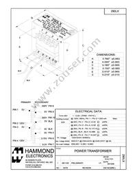 290LX Datasheet Cover