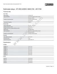 2911728 Datasheet Page 2