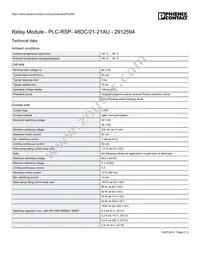 2912594 Datasheet Page 2