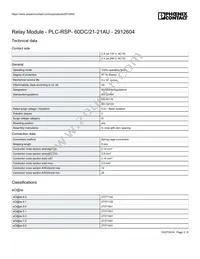 2912604 Datasheet Page 3