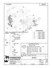 291DEX Datasheet Cover