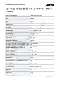 2920243 Datasheet Page 2