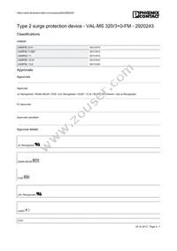 2920243 Datasheet Page 4