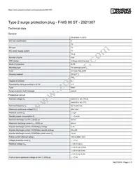 2921307 Datasheet Page 2