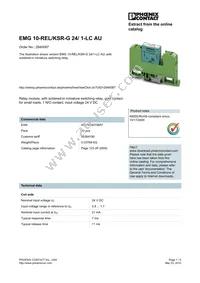 2940087 Datasheet Cover