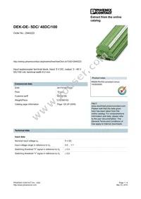 2940223 Datasheet Cover