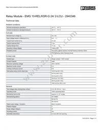 2940346 Datasheet Page 2