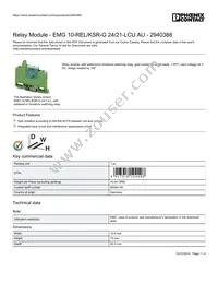 2940388 Datasheet Cover