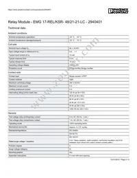 2940401 Datasheet Page 2