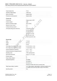 2940427 Datasheet Page 2