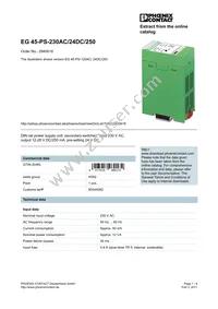 2940618 Datasheet Cover