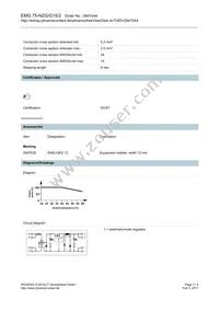 2941044 Datasheet Page 3