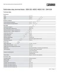 2941536 Datasheet Page 2