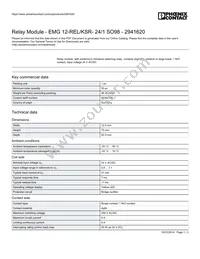 2941620 Datasheet Cover