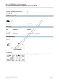 2942454 Datasheet Page 3