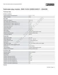 2944258 Datasheet Page 2