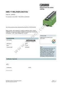 2944520 Datasheet Cover