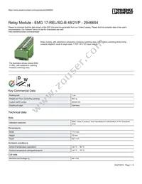 2946654 Datasheet Cover