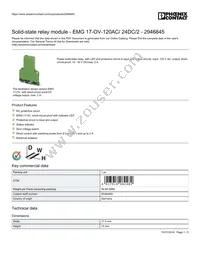 2946845 Datasheet Cover