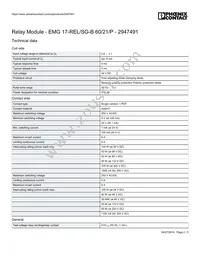 2947491 Datasheet Page 2