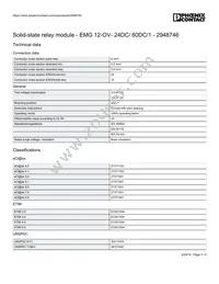 2948746 Datasheet Page 3