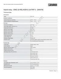 2949790 Datasheet Page 2