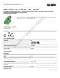 2950718 Datasheet Cover