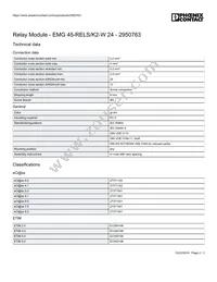 2950763 Datasheet Page 2