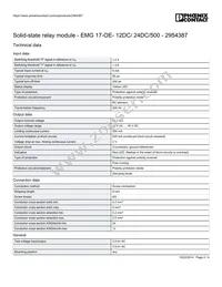 2954390 Datasheet Page 2