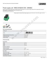 2954963 Datasheet Cover