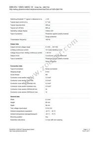 2961749 Datasheet Page 2