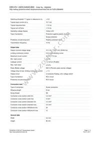 2964649 Datasheet Page 2