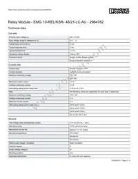 2964762 Datasheet Page 2