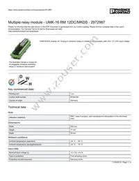 2972987 Datasheet Cover