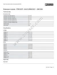 2981363 Datasheet Page 3