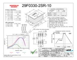 29F0330-2SR-10 Datasheet Cover