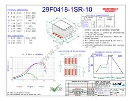 29F0418-1SR-10 Datasheet Cover