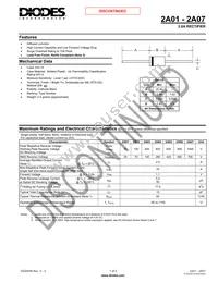 2A07-T Datasheet Cover