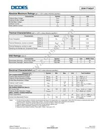 2DA1774QLP-7 Datasheet Page 2