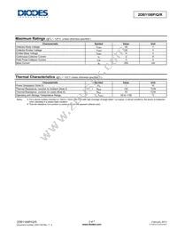 2DB1188P-13 Datasheet Page 2